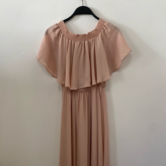 Show Me Your MuMu Hacienda MaXi Dress/ Dusty Blush - Picture 4 of 9